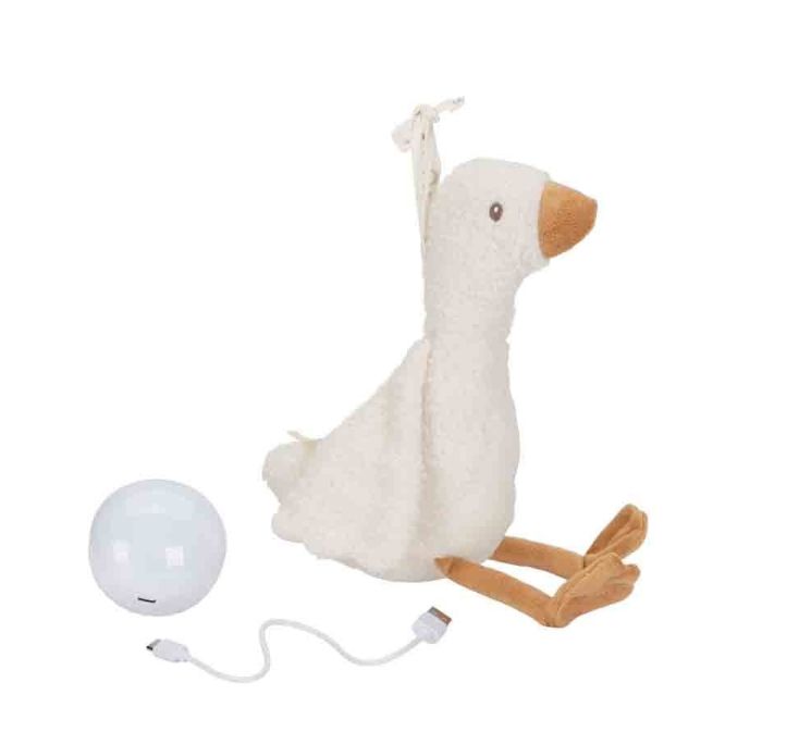 Knuffelgans Licht & Geluid