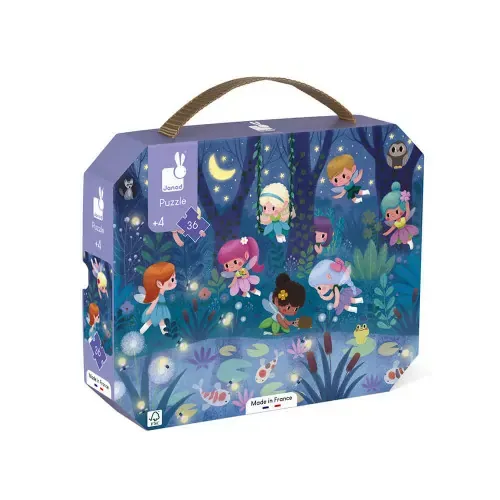 Feeën en waterlelies puzzel 36 stukjes