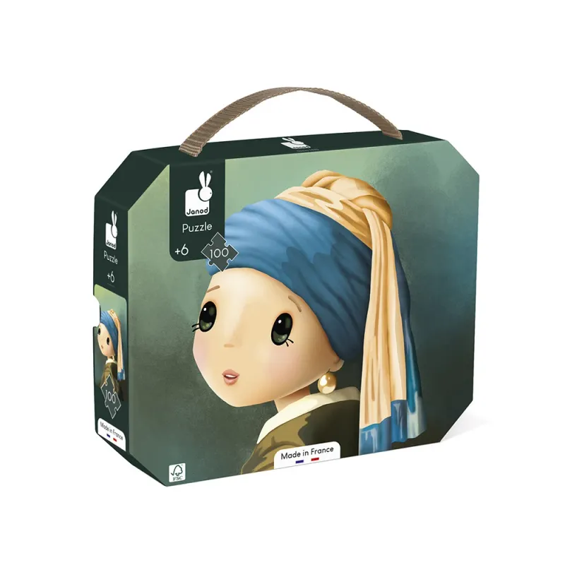 Vermeer geïnspireerde puzzel 100 stukjes