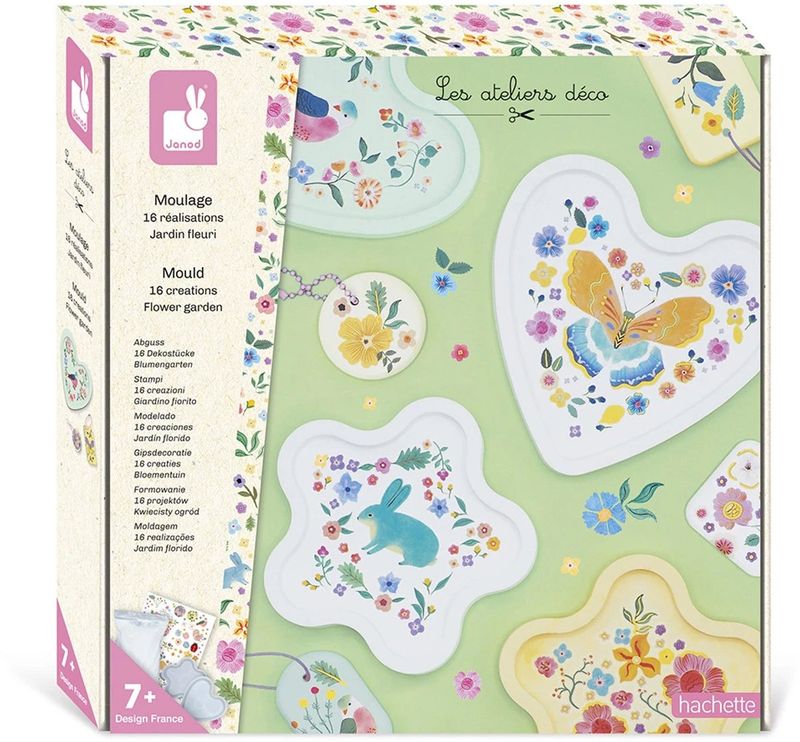 Creatieve kit - 16 gietcreaties voor bloementuinen