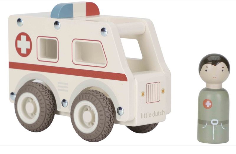 Little Dutch houten Ambulance FSC