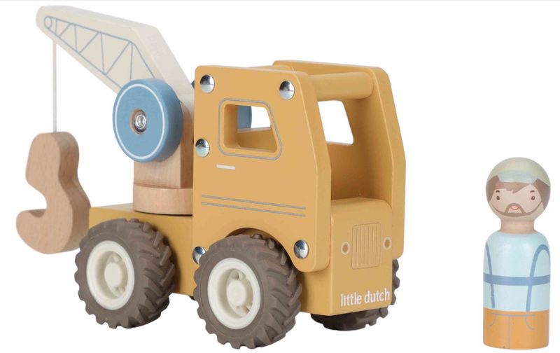 Little Dutch houten Kraanwagen FSC