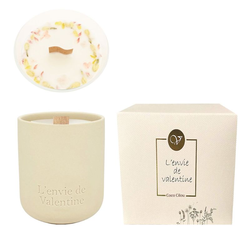 Coco Cilou-180g Geurkaars in keramiek