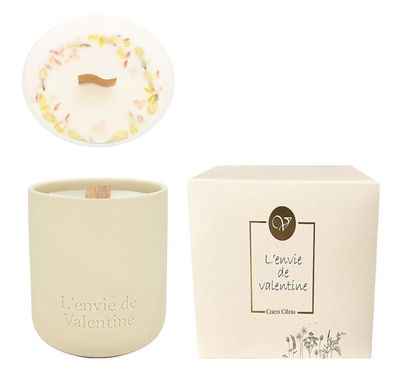 Coco Cilou-180g Geurkaars in keramiek