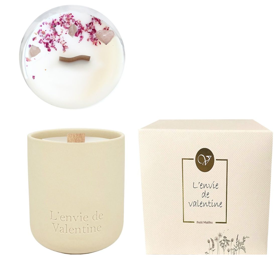 Petit Malibu-180g Geurkaars in keramiek