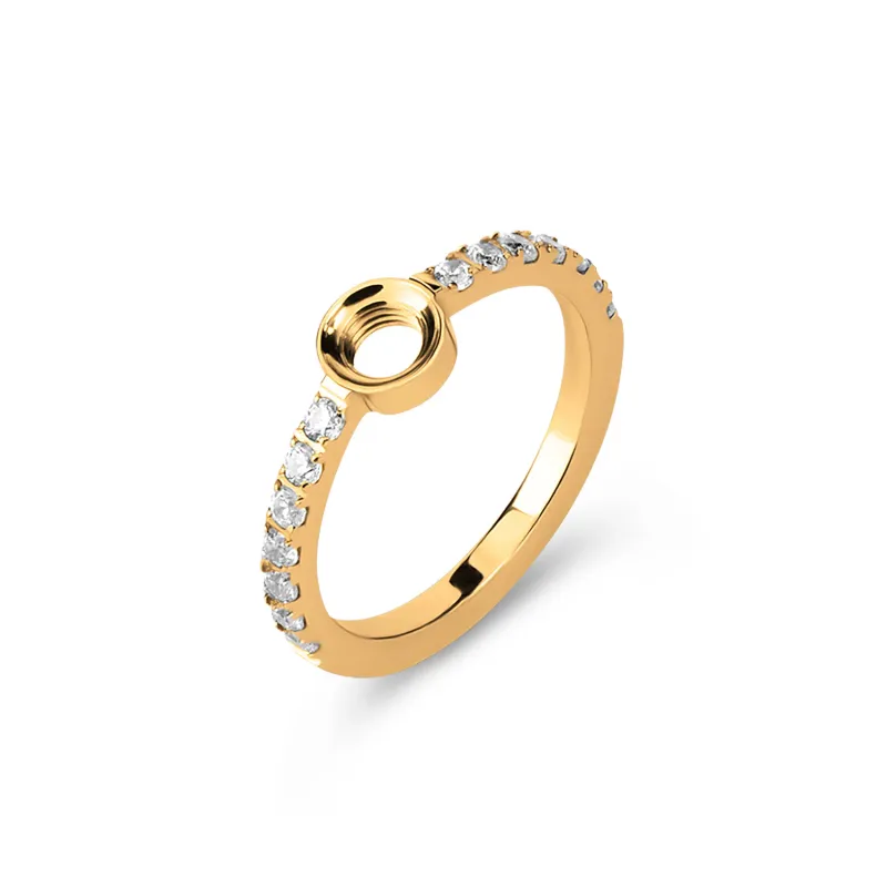 Vivid Vivé GD CZ Ring
