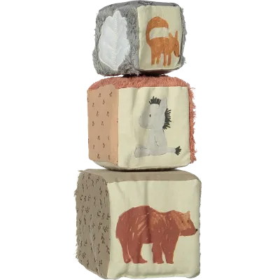 Stapel kubus Hazel Brown