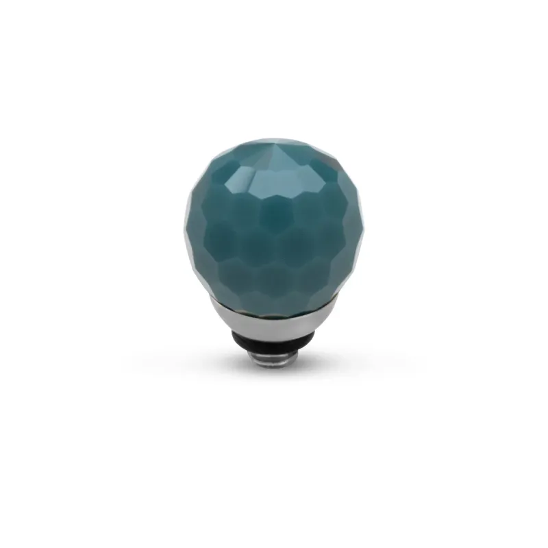 Twisted Facet cz ball SS