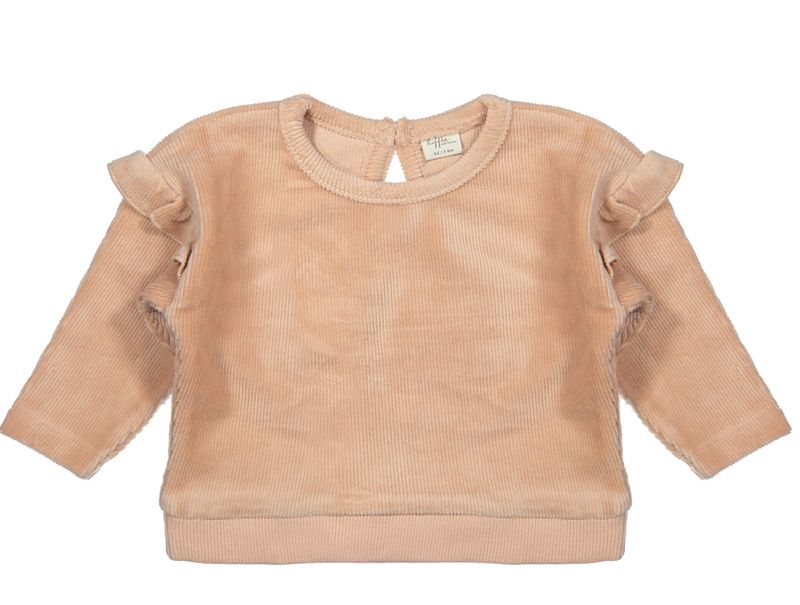 trui Mette"corduroy rib roze"
