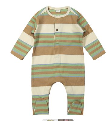 Suit " derby rib stripe green"