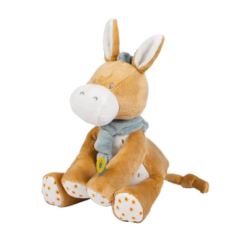 Knuffel ezel Leo 30 cm