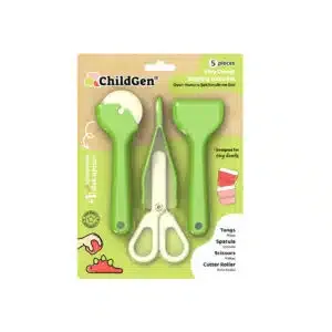 Kleurrijke speeldeeg-modelleerset voor kinderen vanaf 3 jaar. Veilig, duurzaam en compatibel met ChildGen speeldeeg.