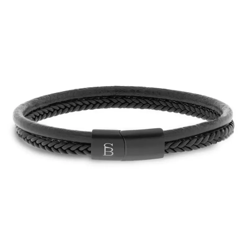 Black Edition Leren Armband Denby