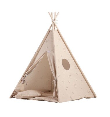 Poederbeige Tipi-set