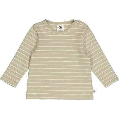 Gestreepte rib T shirt Gestreepte rib T shirt