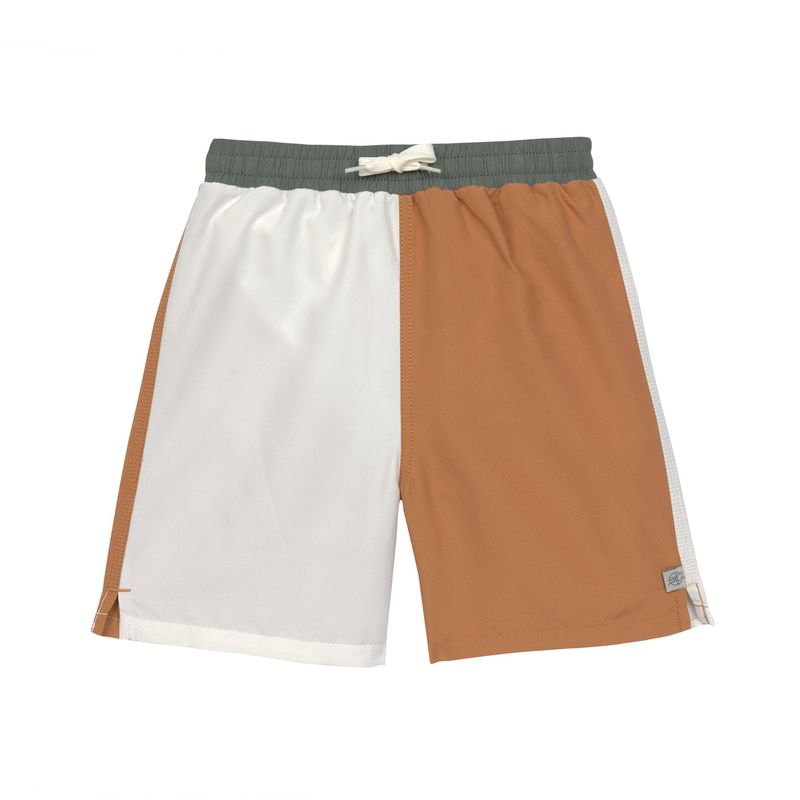 Boardshorts Kids Sea Salt/Almond/Deep Olive – SPF 50+