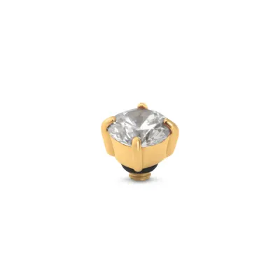  Melano Twisted Glint steentje van 6 mm met zirkonia, passend op alle Twisted ringen.
