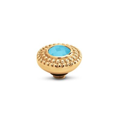 Twisted Crystal Bali Steentje 8mm GD/SS