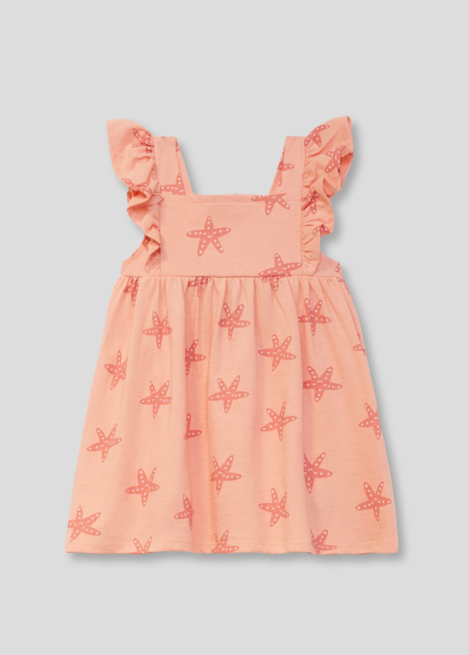 Zomer jurkje - zeester-print