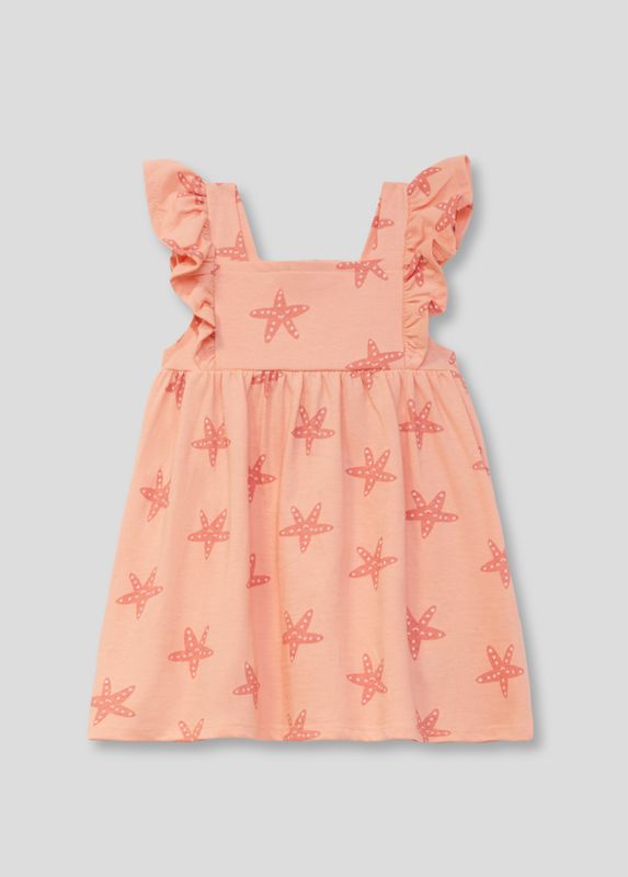Zomer jurkje - zeester-print
