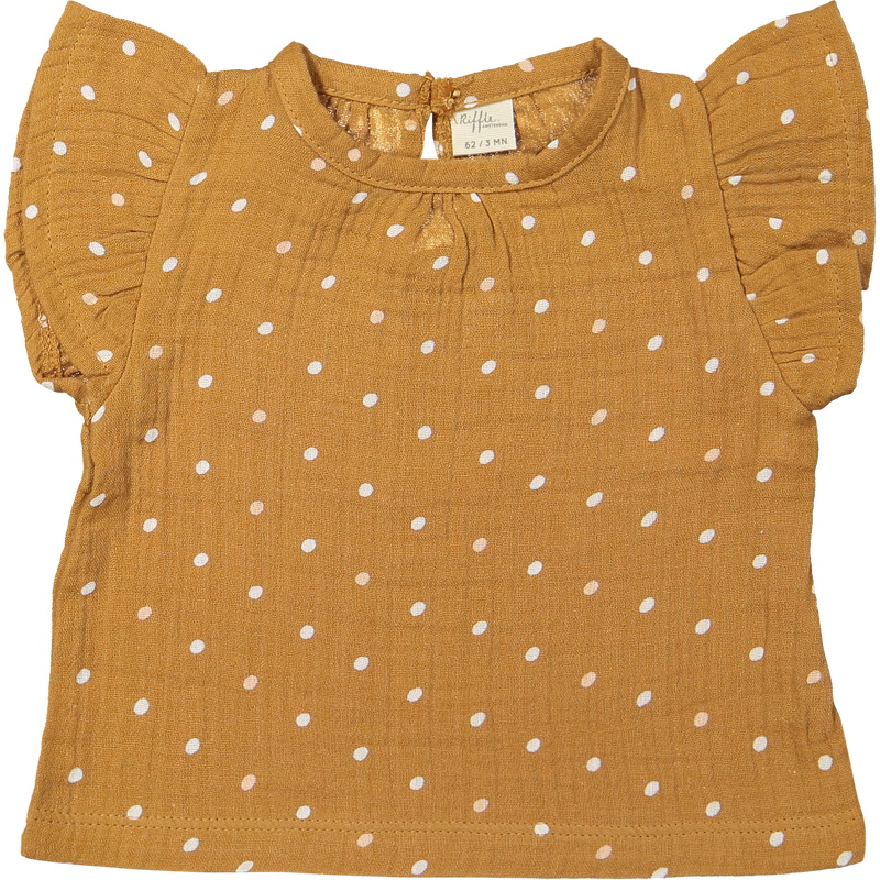 Blousje Joan – mousseline met stipjes