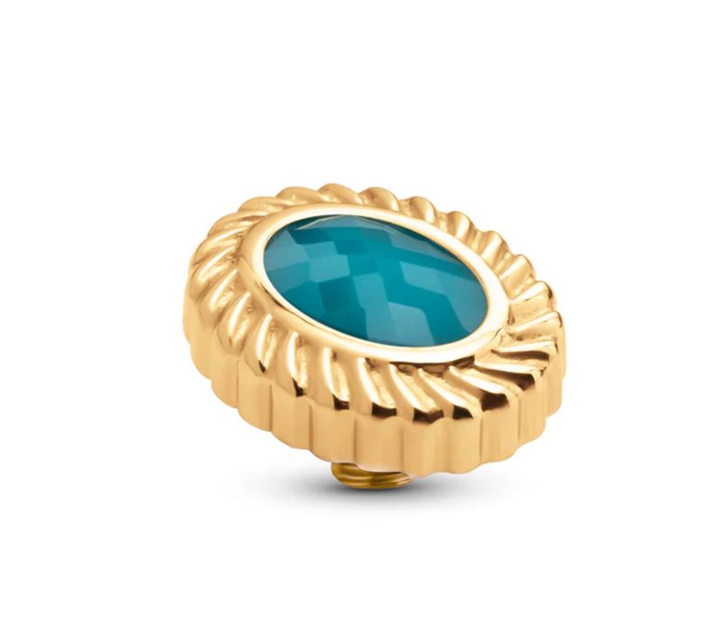 Twisted Oval Rope Steentje GD/SS