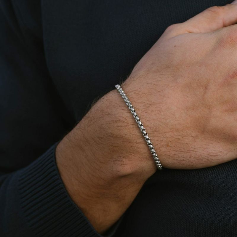 Boxed Bracelet GD/SS/BLACK
