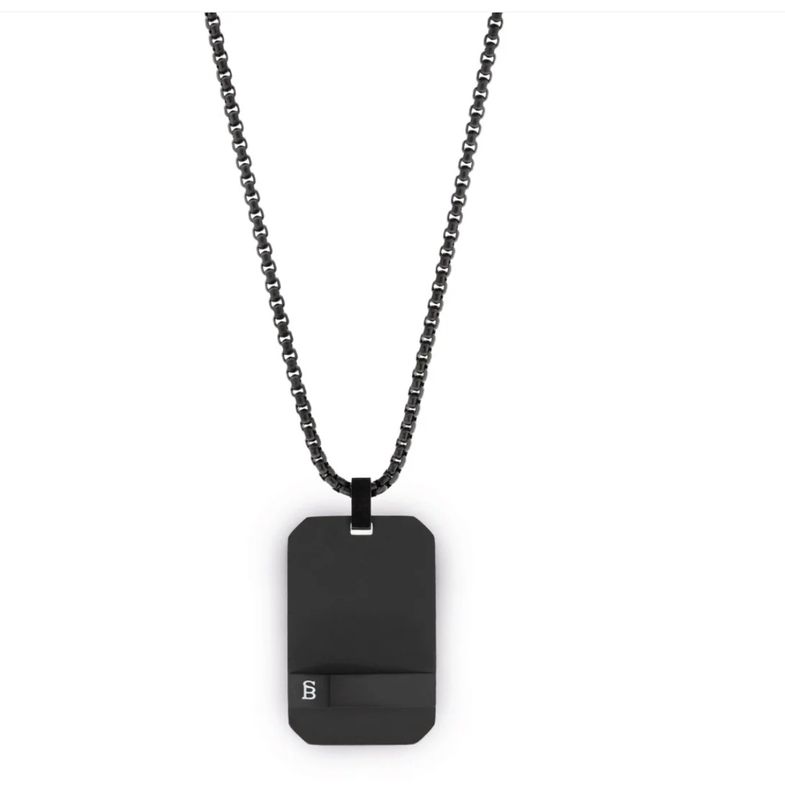 Dogtag Necklace/Black