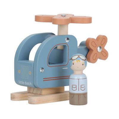 Houten helikopter FSC
