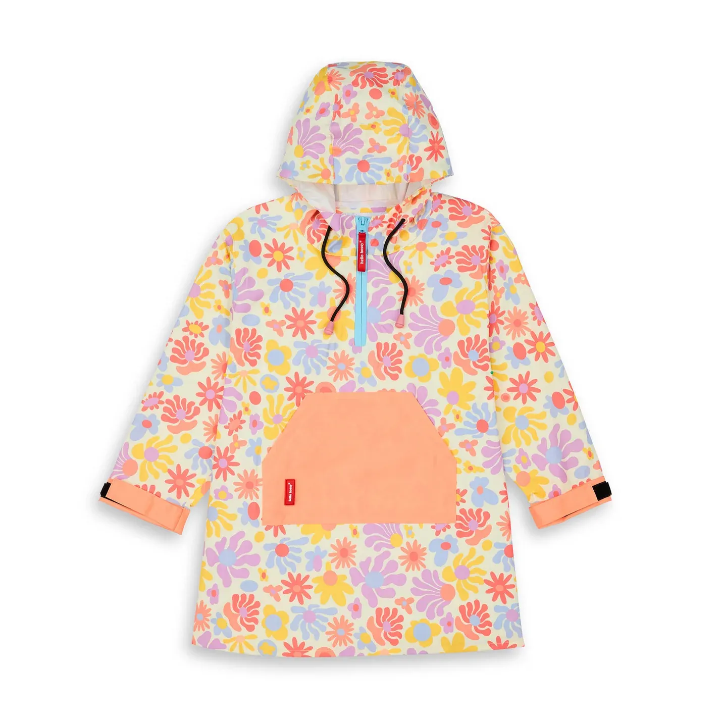 Retro Flowers Regenponcho