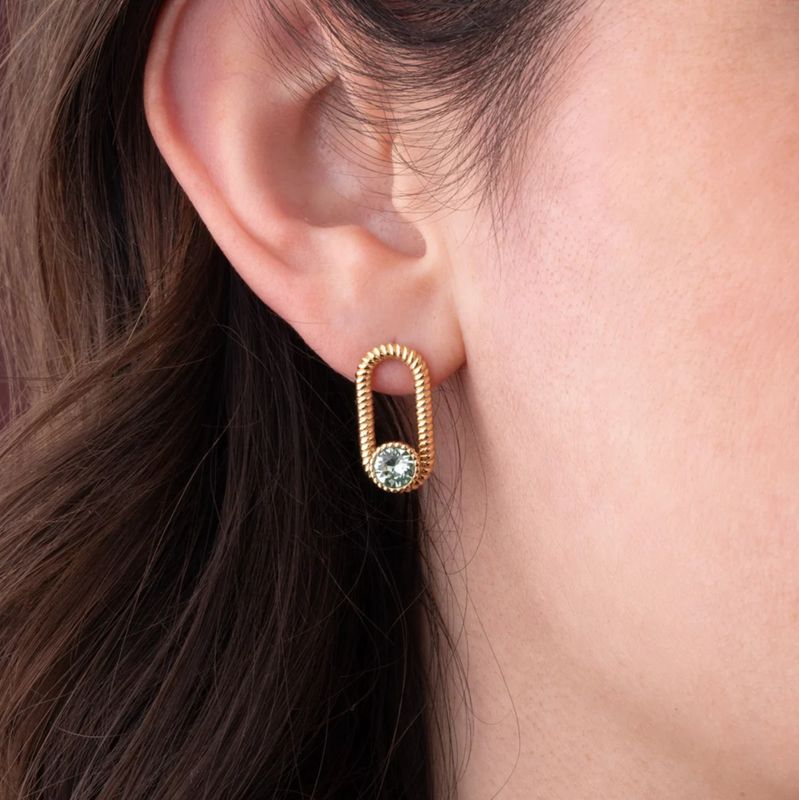 Twisted Tosca earring GD/SS