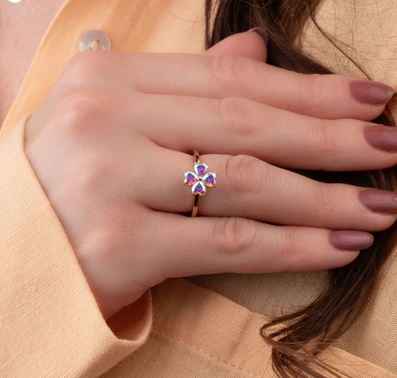 Twisted Heart Clover Steentje GD/SS