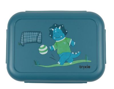 Brooddoos met clips - Ballplayer Mr. Triceratops