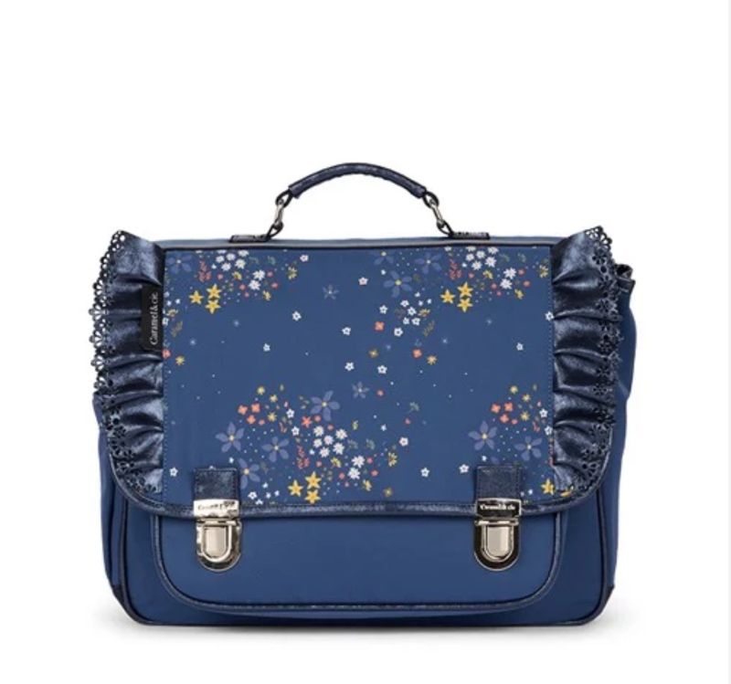 Middelgrote schooltas Stella Blue – 38 cm