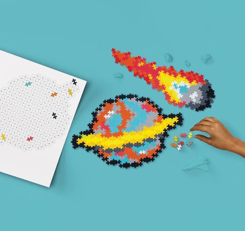Plus-Plus-Puzzle by Number ruimte 500 Pcs