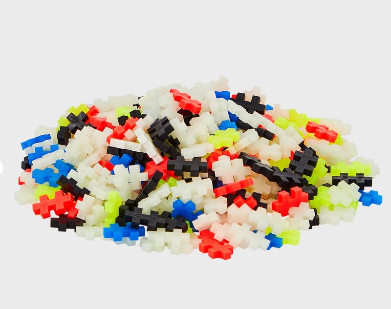 Plus-plus ​Glow Color Mix – 1 meter tube (520 stuks)