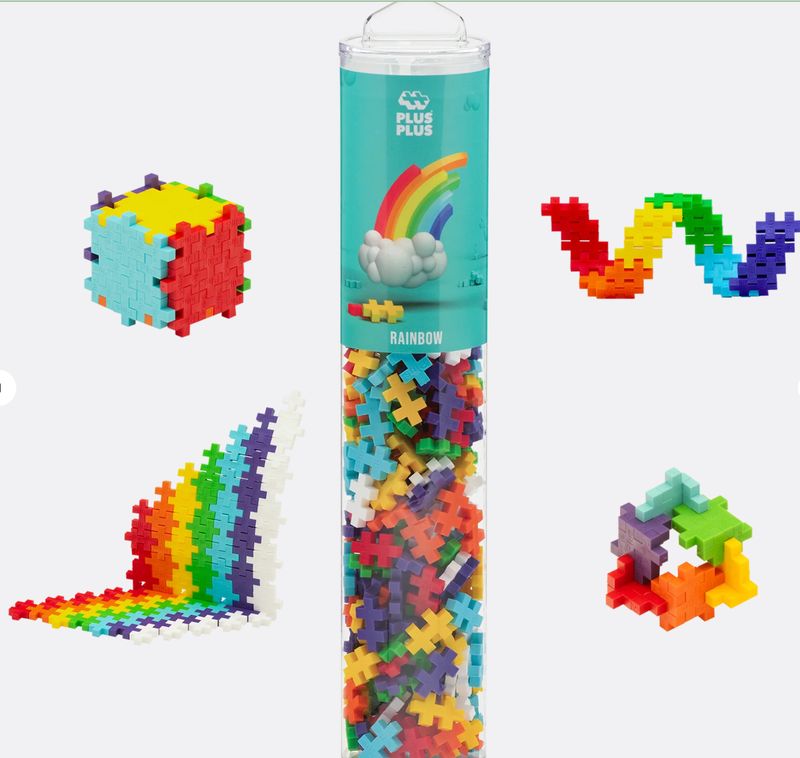 Plus-plus ​​Rainbow Color Mix – 1 meter tube (520 stuks)