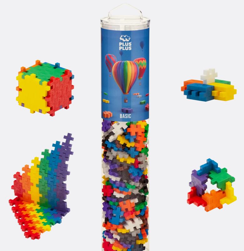 Plus-plus ​​Basic Color Mix – 1 meter tube (520 stuks)