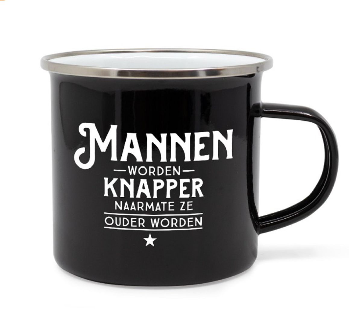 Emaille mok - Mannen /Knapper Emaille mok - Mannen /Knapper