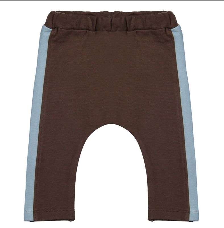 baggy sweatbroek chocoladebruin