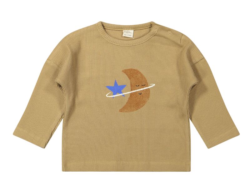 t-shirt Maan rib waffle