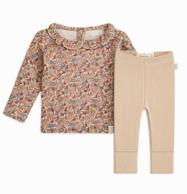 Baby t-Shirt long sleeve - Flowers