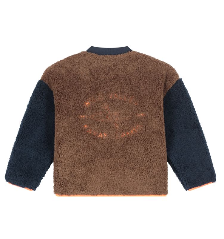 Boys Teddy Cardigan - Indigo