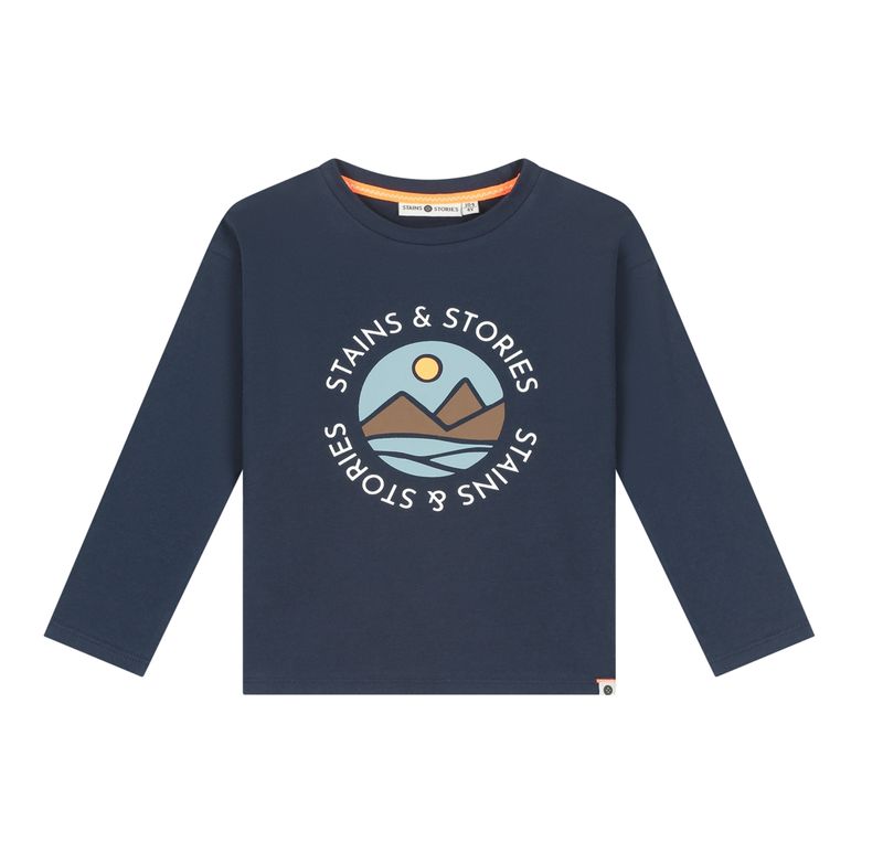 Boys t-Shirt long sleeve - Indigo