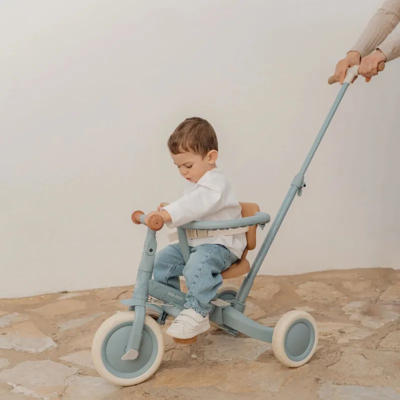 4 in 1 driewieler - Blauw
