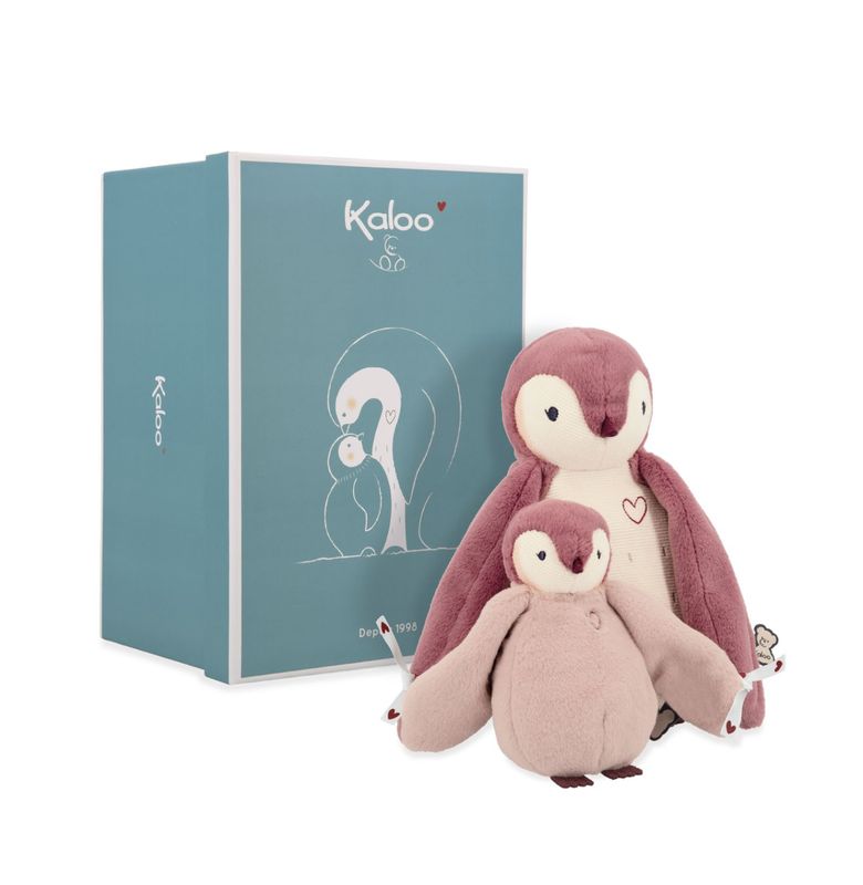 Knuffel Pinguin Pluch -  Roze