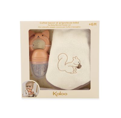 Cadeauset Slabbetje & Fruitvoeder – Eekhoorn Cadeauset Slabbetje & Fruitvoeder – Eekhoorn
