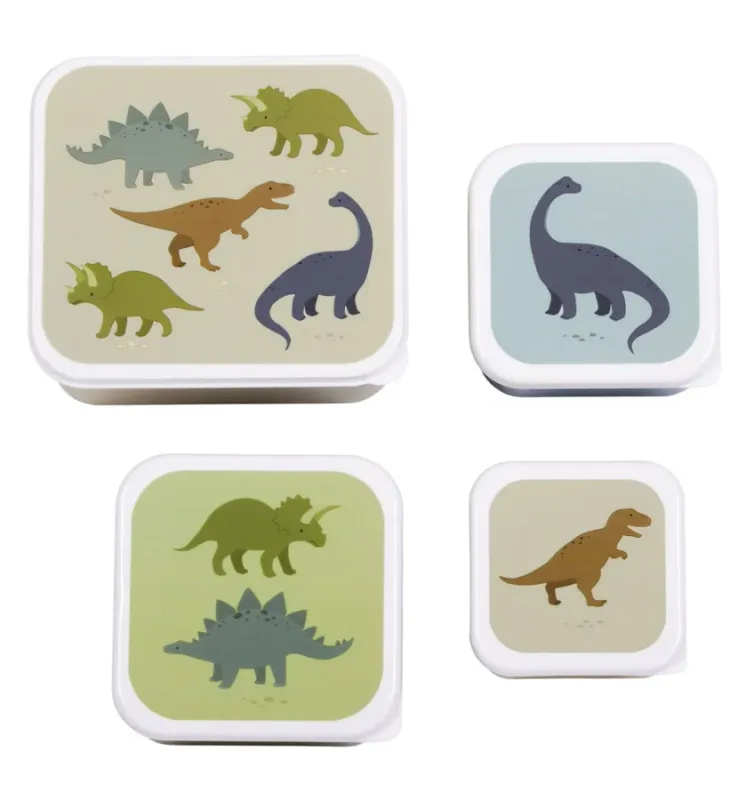 Lunch- en snackboxset - Dinosaurussen