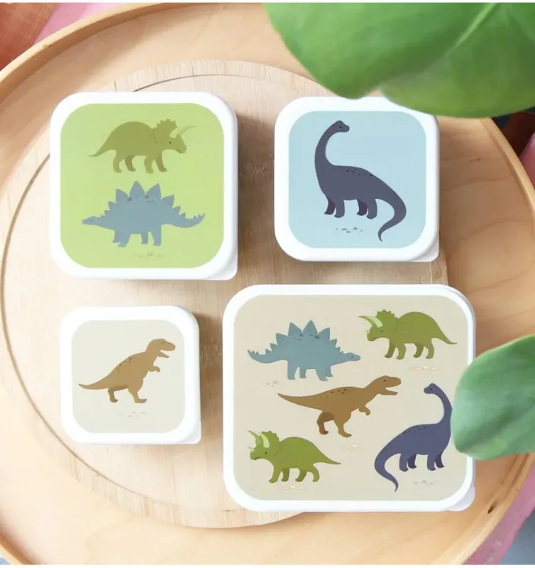 Lunch- en snackboxset - Dinosaurussen