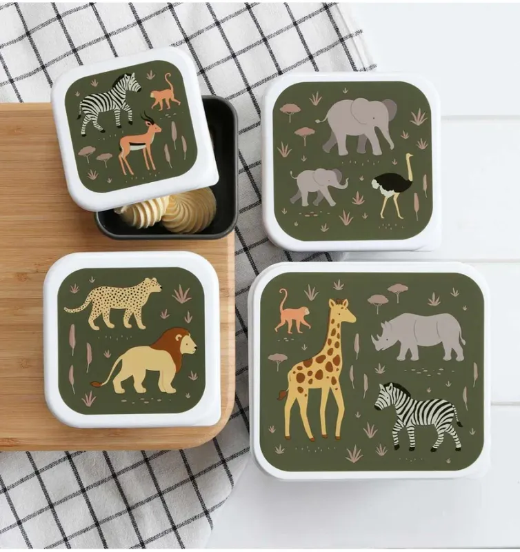 Lunch- en snackboxset - Savanna